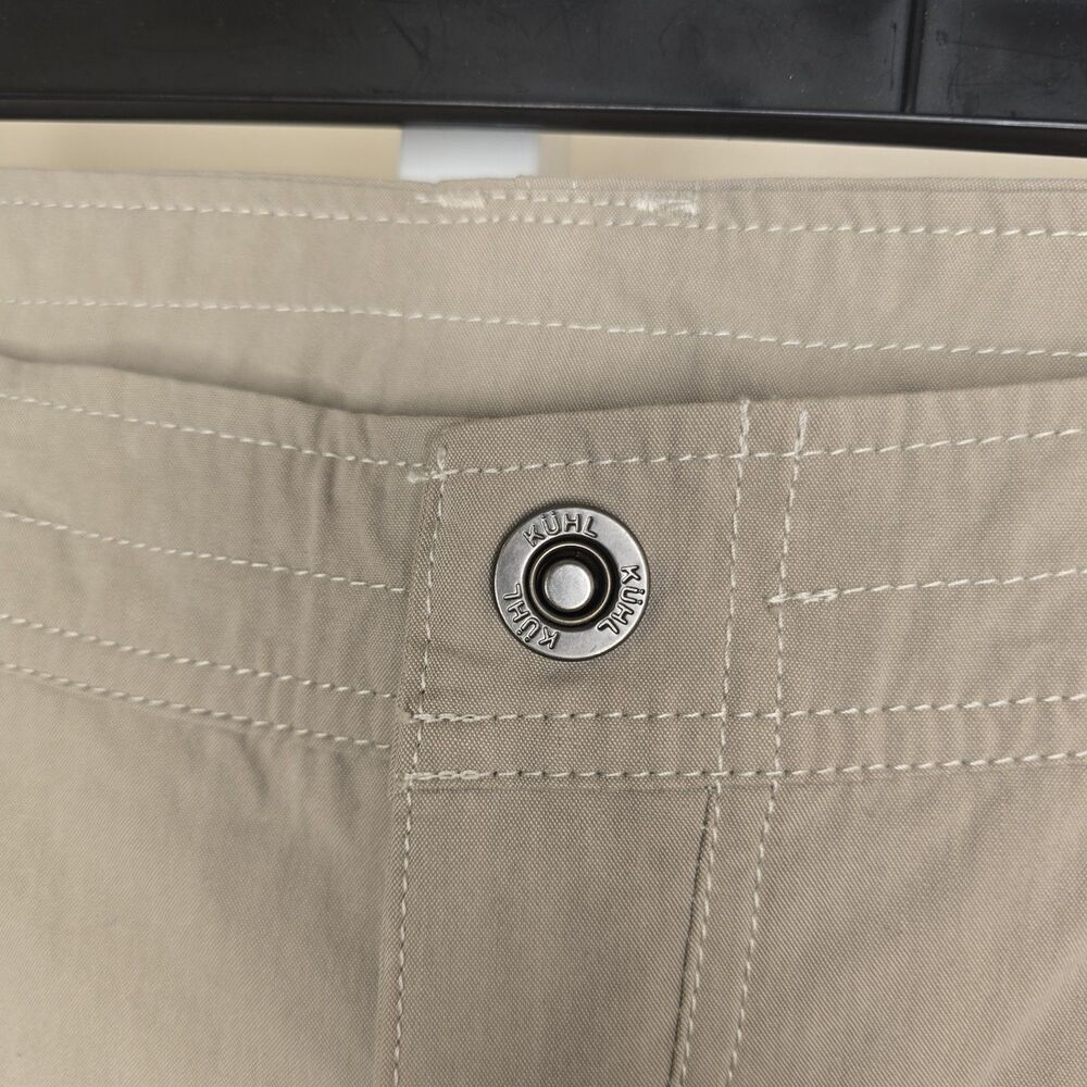 KUHL Kurve Women's 12 Splash 11" Shorts Khaki Stretch Outdoor Hiking - Picture 4 of 16